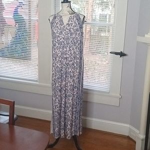 J-Jill Tank Style Floral Maxi Dress